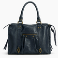 Navy Vintage City Bag - Ebba