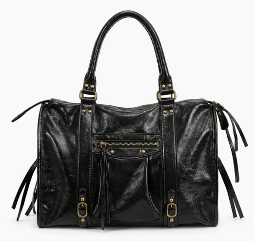 Black Vintage City Bag - Johanna